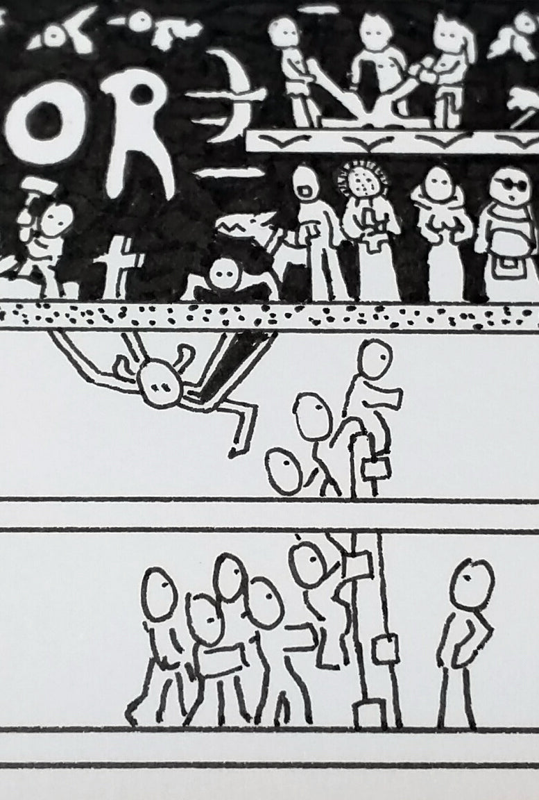 More Horror Original Art - The Tiny Art Co