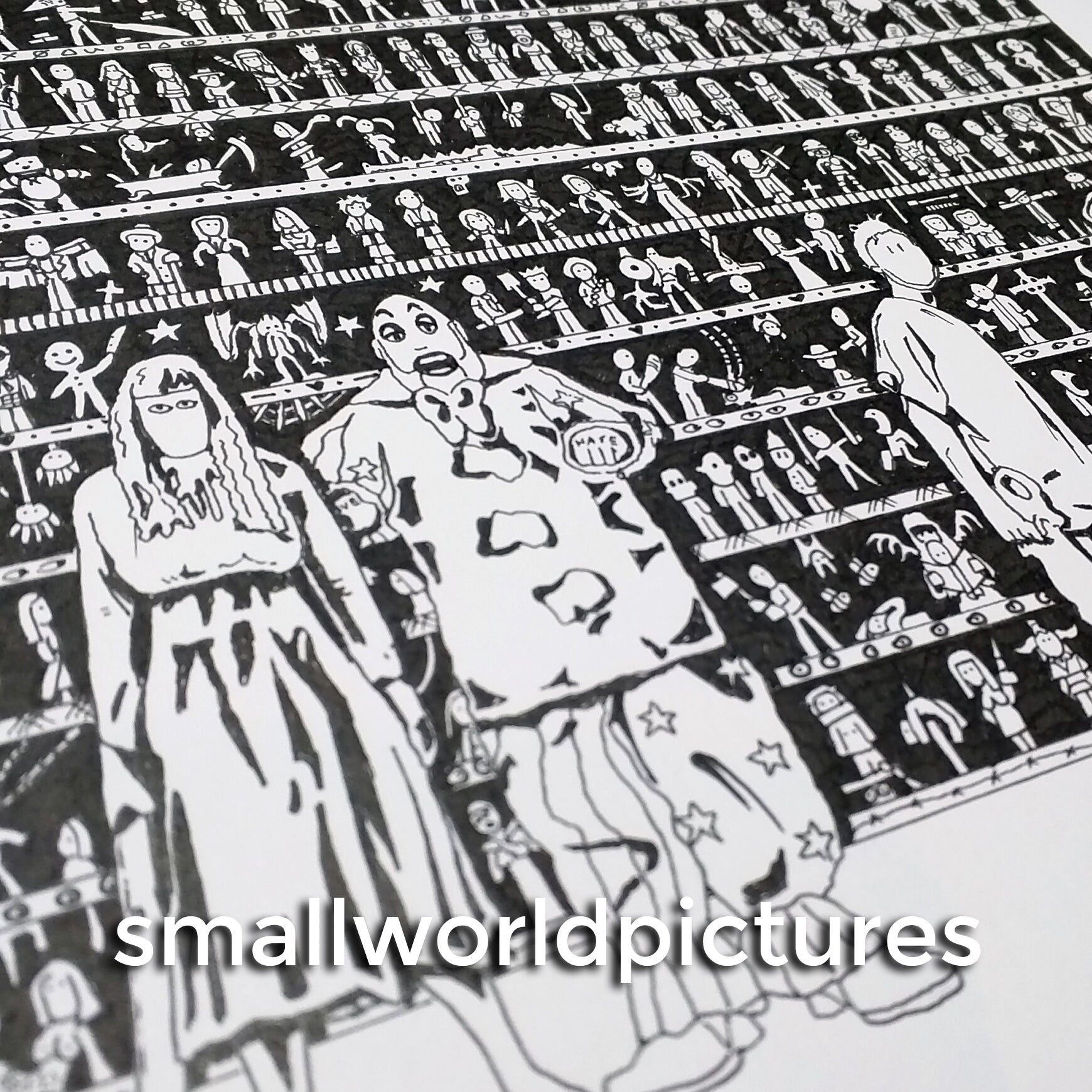 More Horror Original Art - The Tiny Art Co