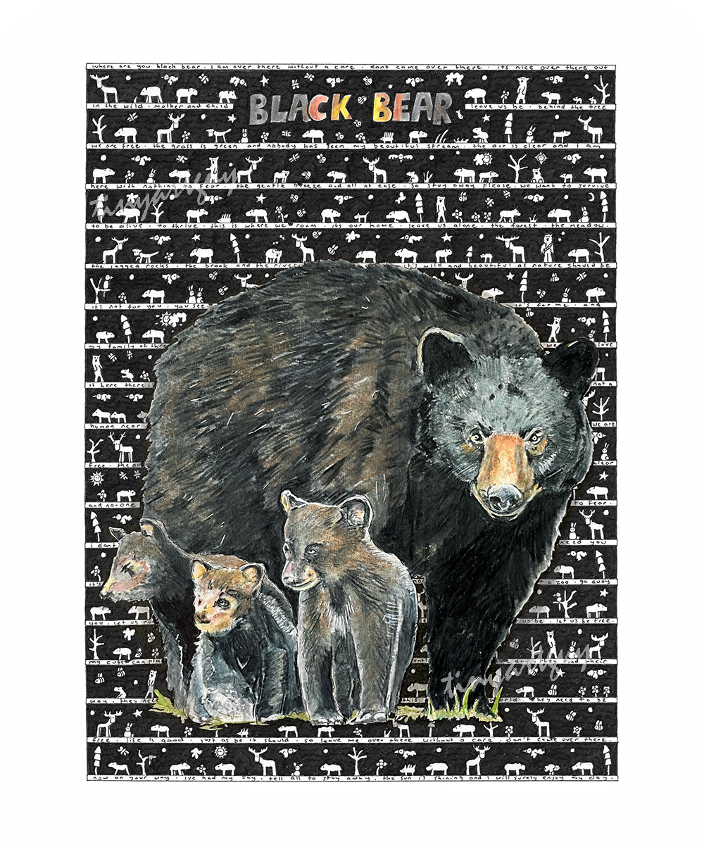 Black Bear Original Art