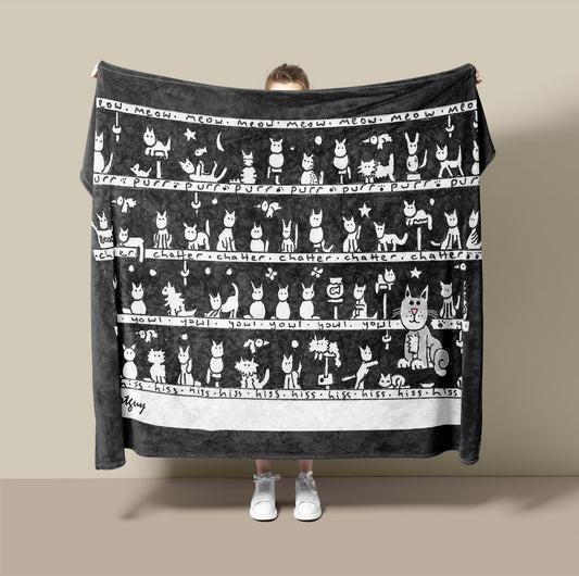 NEW - Cat Classic Fleece Blanket