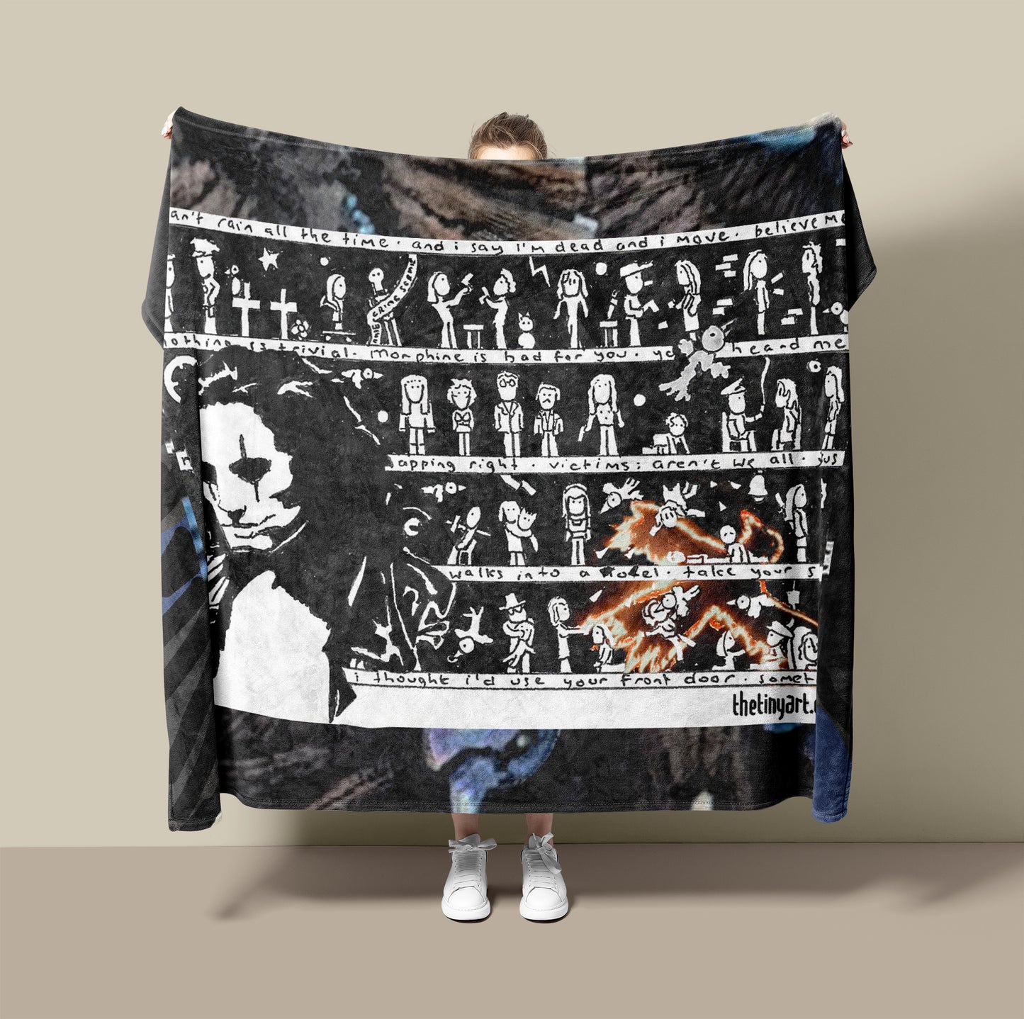 Crow Fleece Blanket
