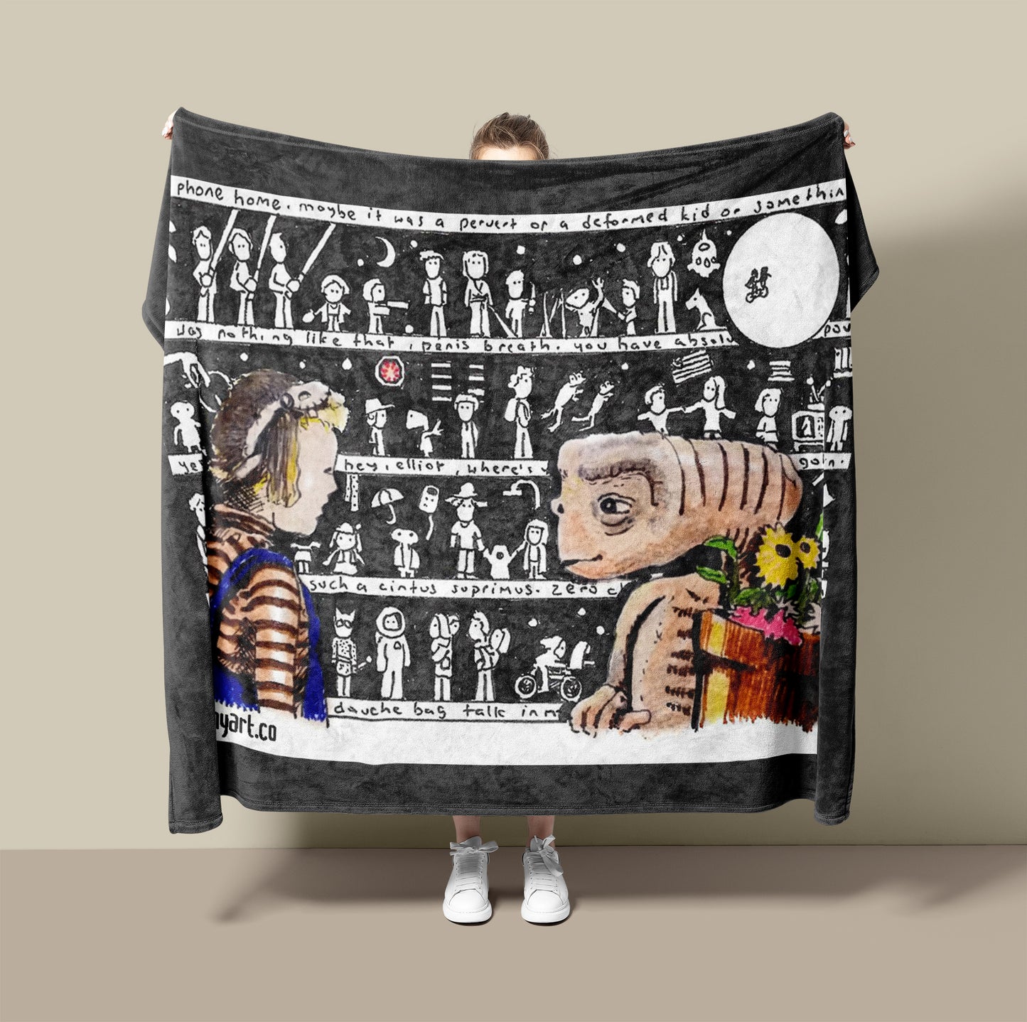 ET Fleece Blanket