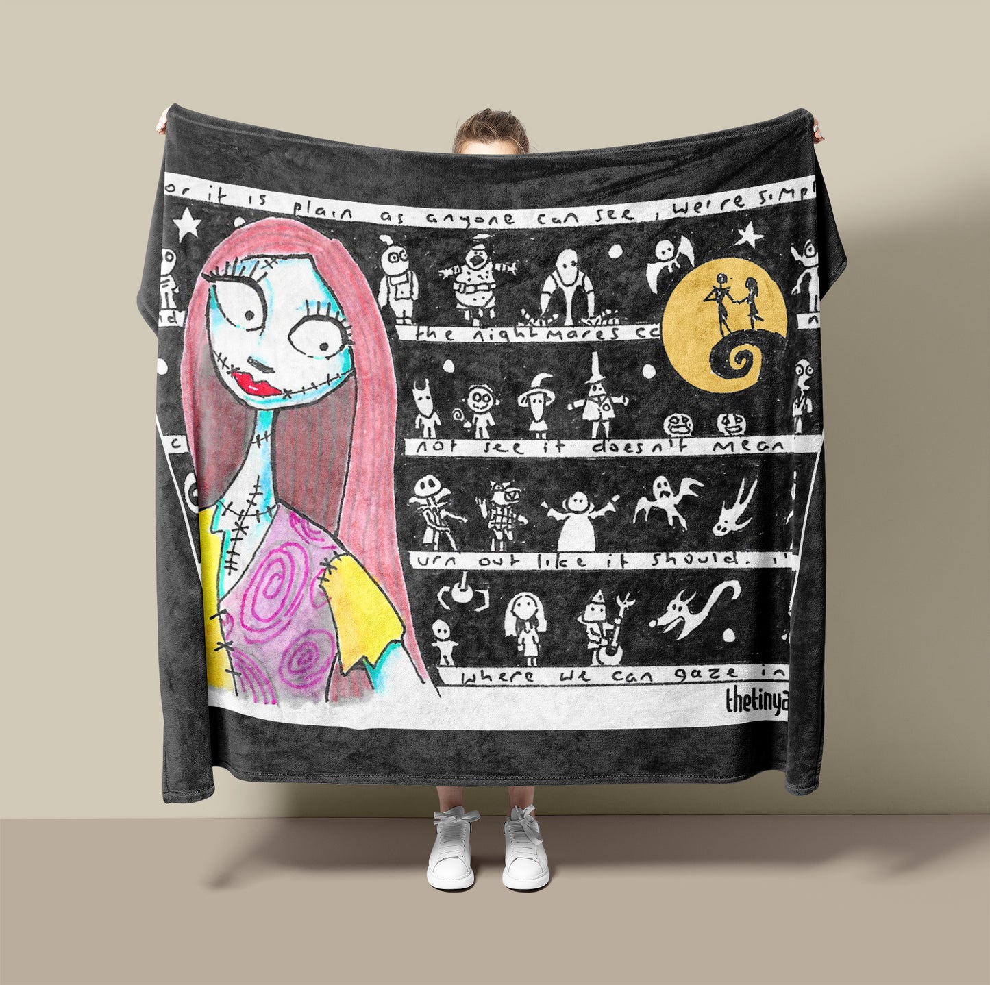 Sally NBC Fleece Blanket