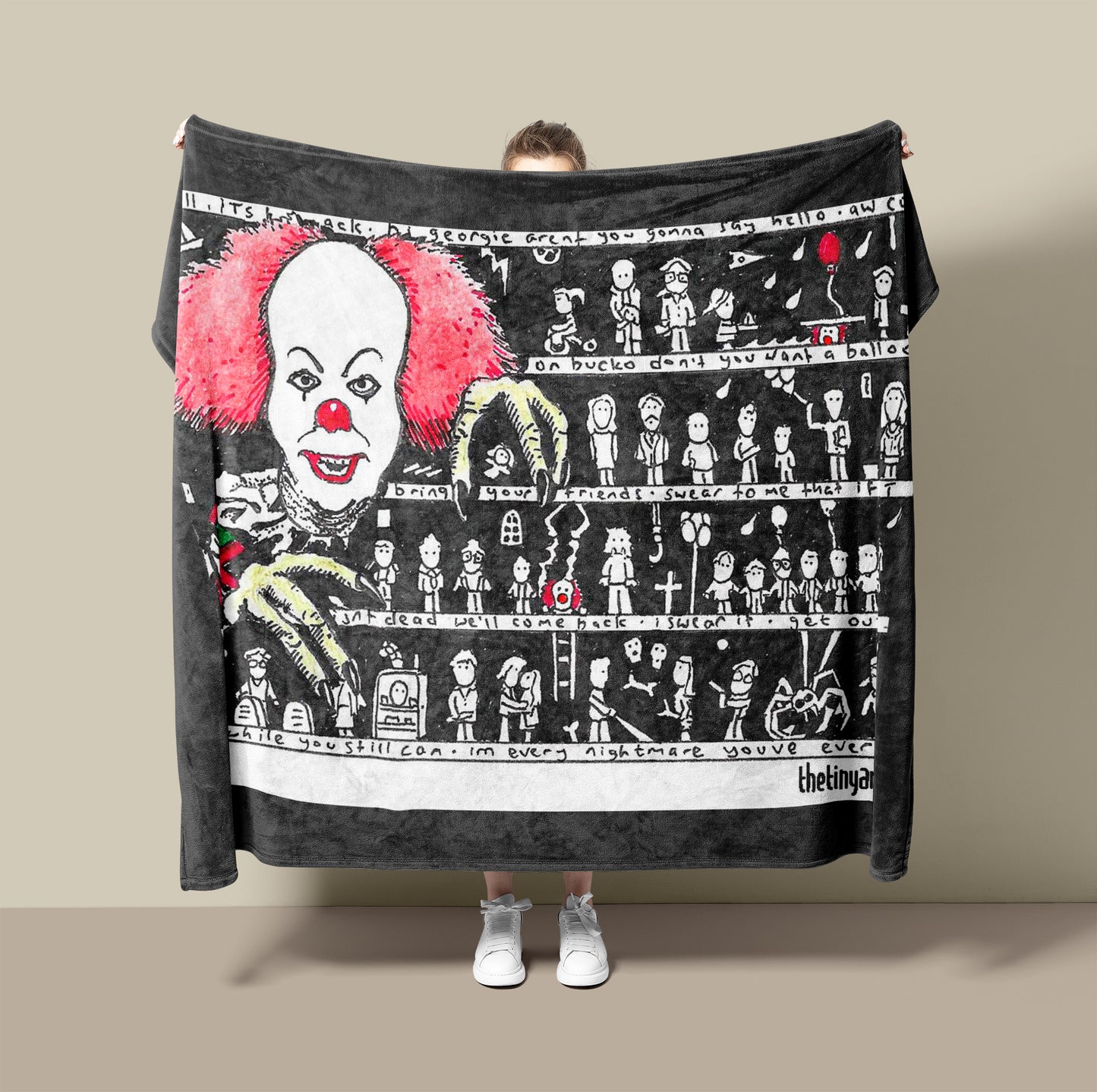 Pennywise Fleece Blanket