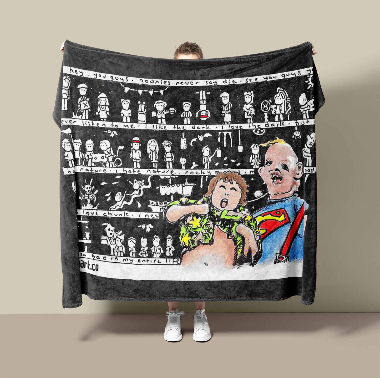 Goons Fleece Blanket - The Tiny Art Co