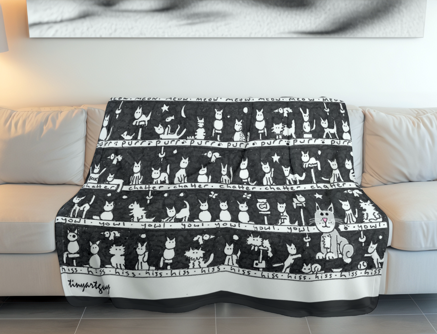 NEW - Cat Classic Fleece Blanket