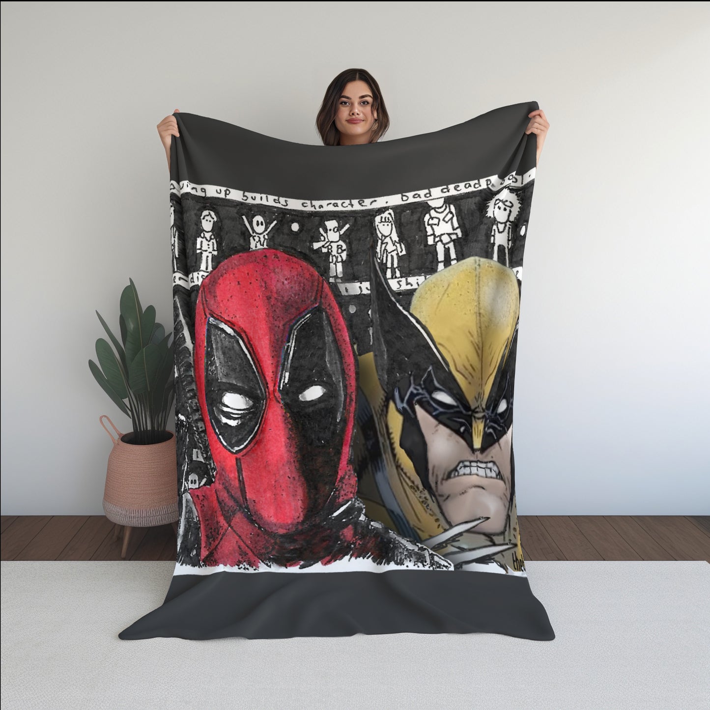 Dead Wolve Fleece Blanket