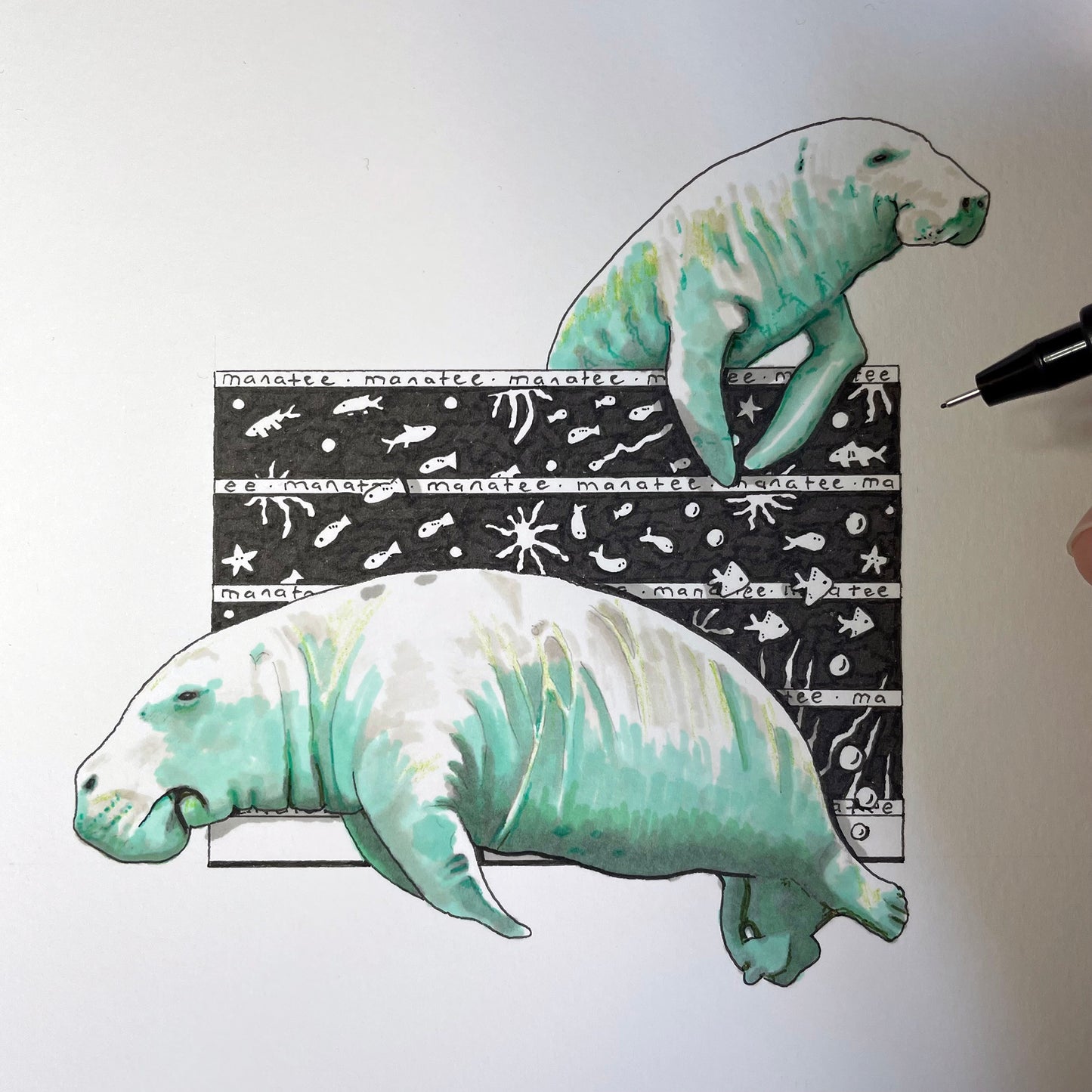Manatee Fleece Blanket