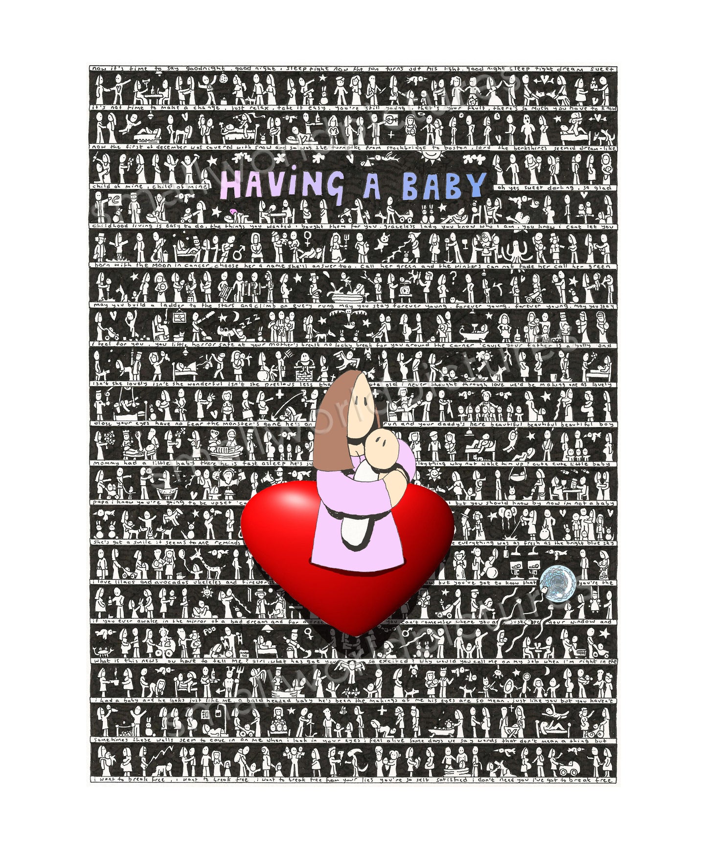 Sale Print - Having a Baby Softcore