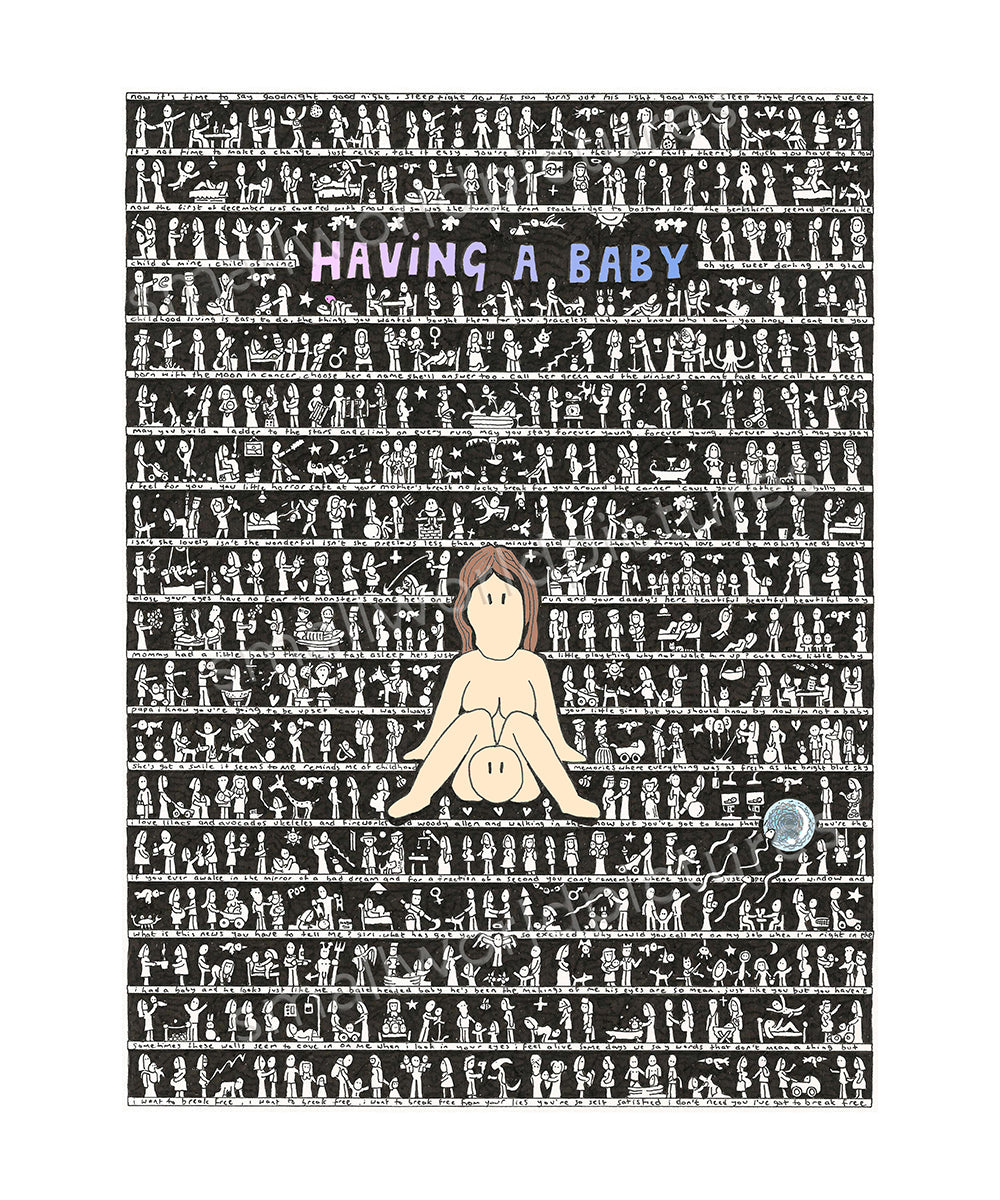 Sale Print - Having a Baby Hardcore