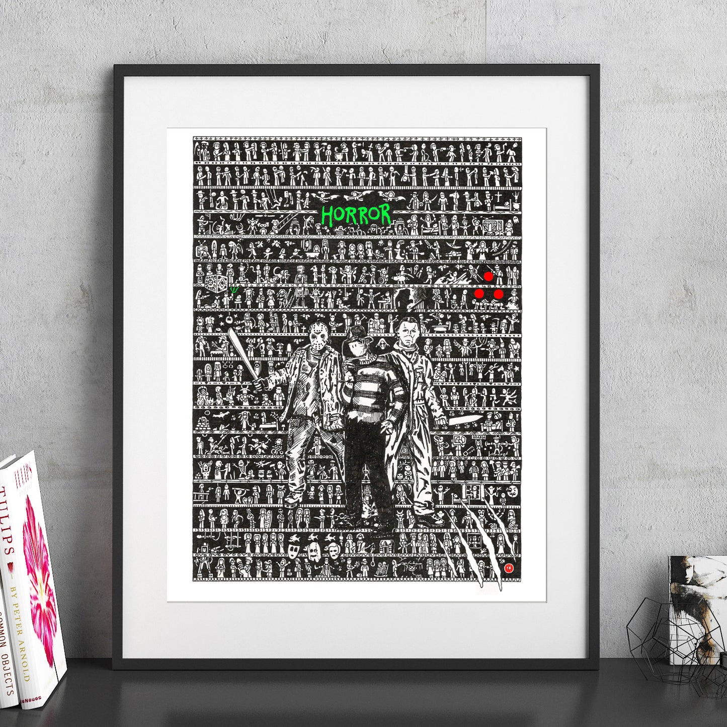 Horror Movies Fine Art Print