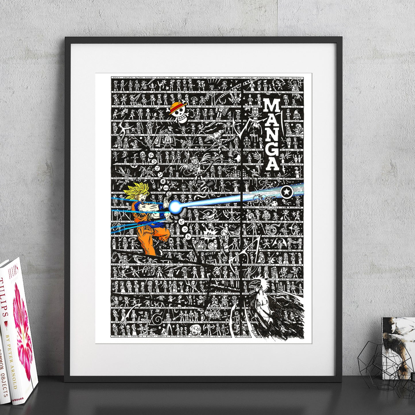 Japanese Comics Fine Art Print