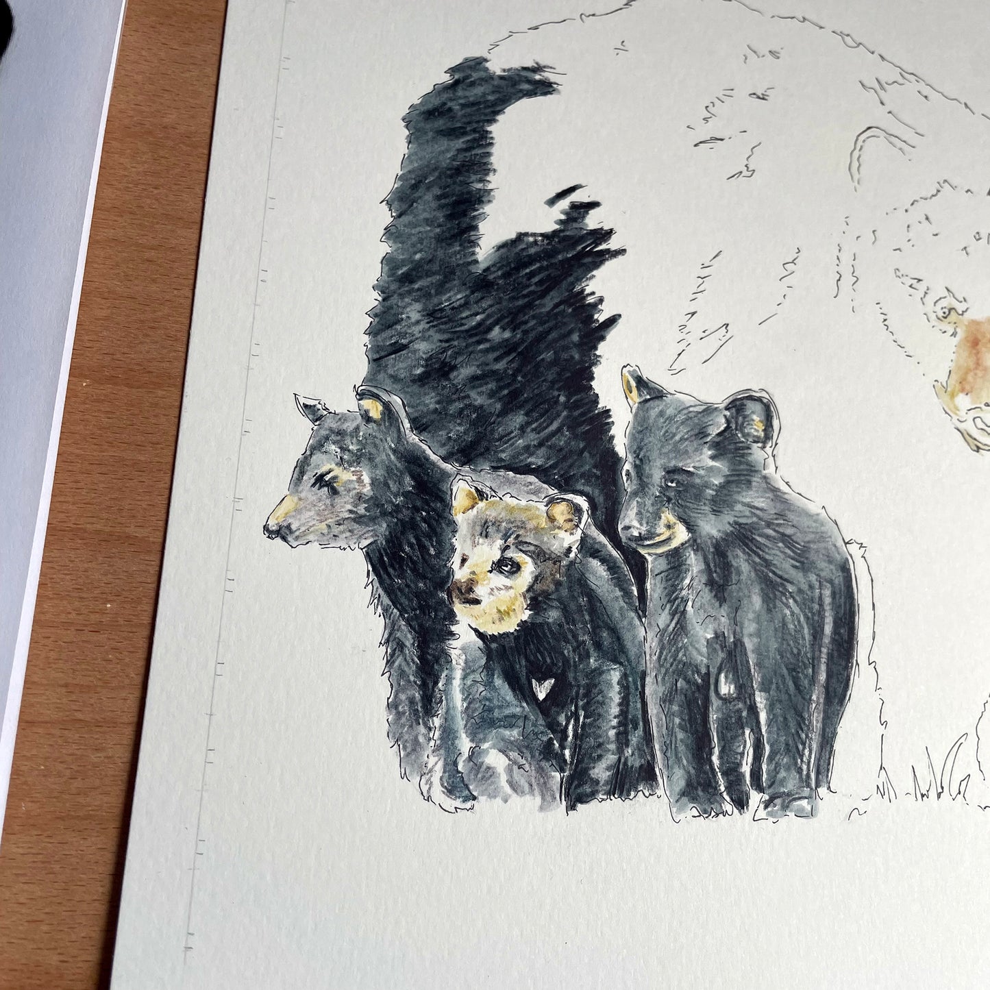 Black Bear Fleece Blanket