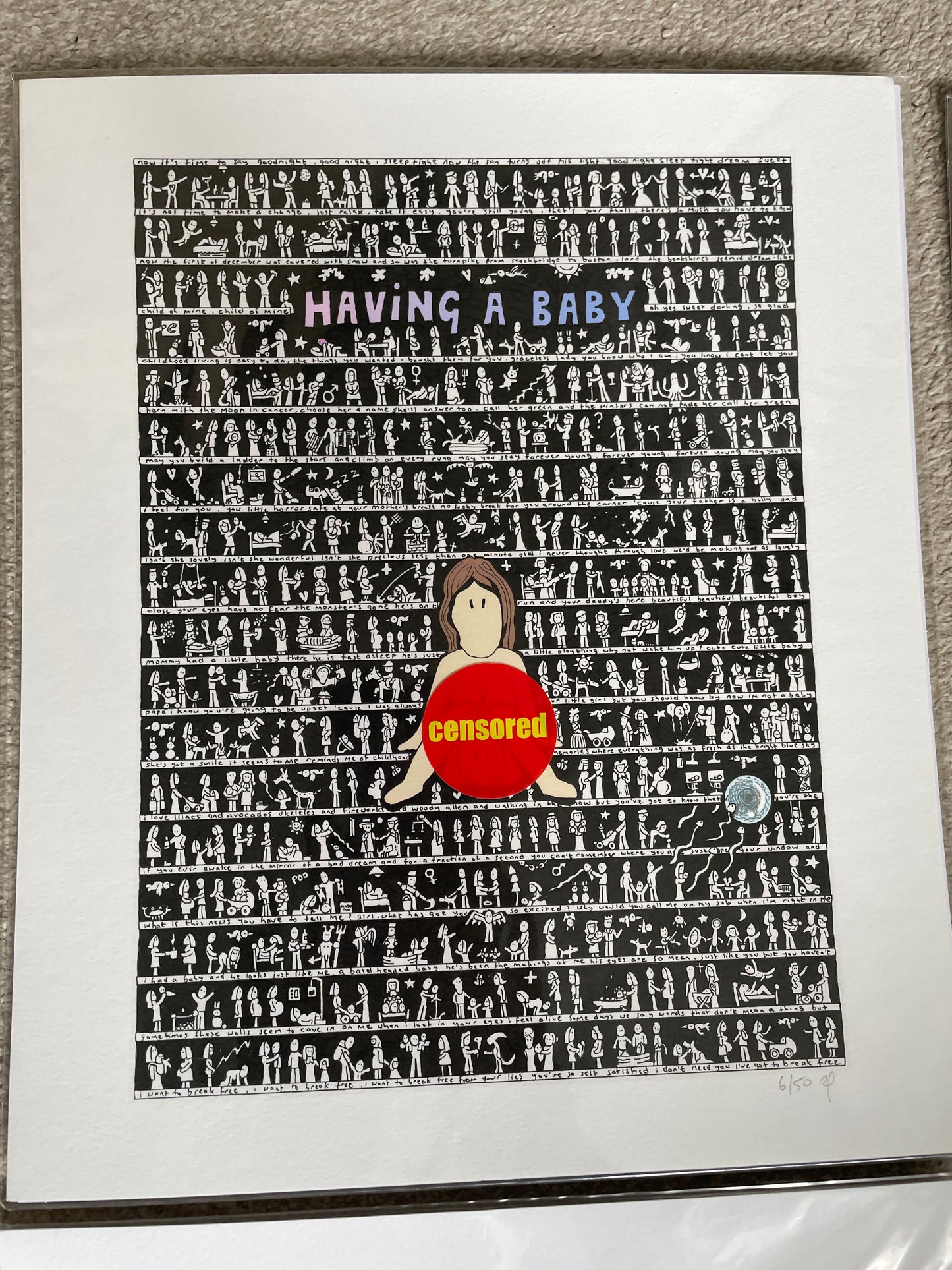 Having a Baby Hardcore 6/50 - The Tiny Art Co