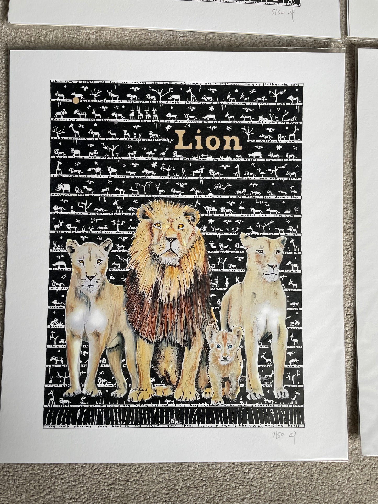 Lion 7/50 - The Tiny Art Co