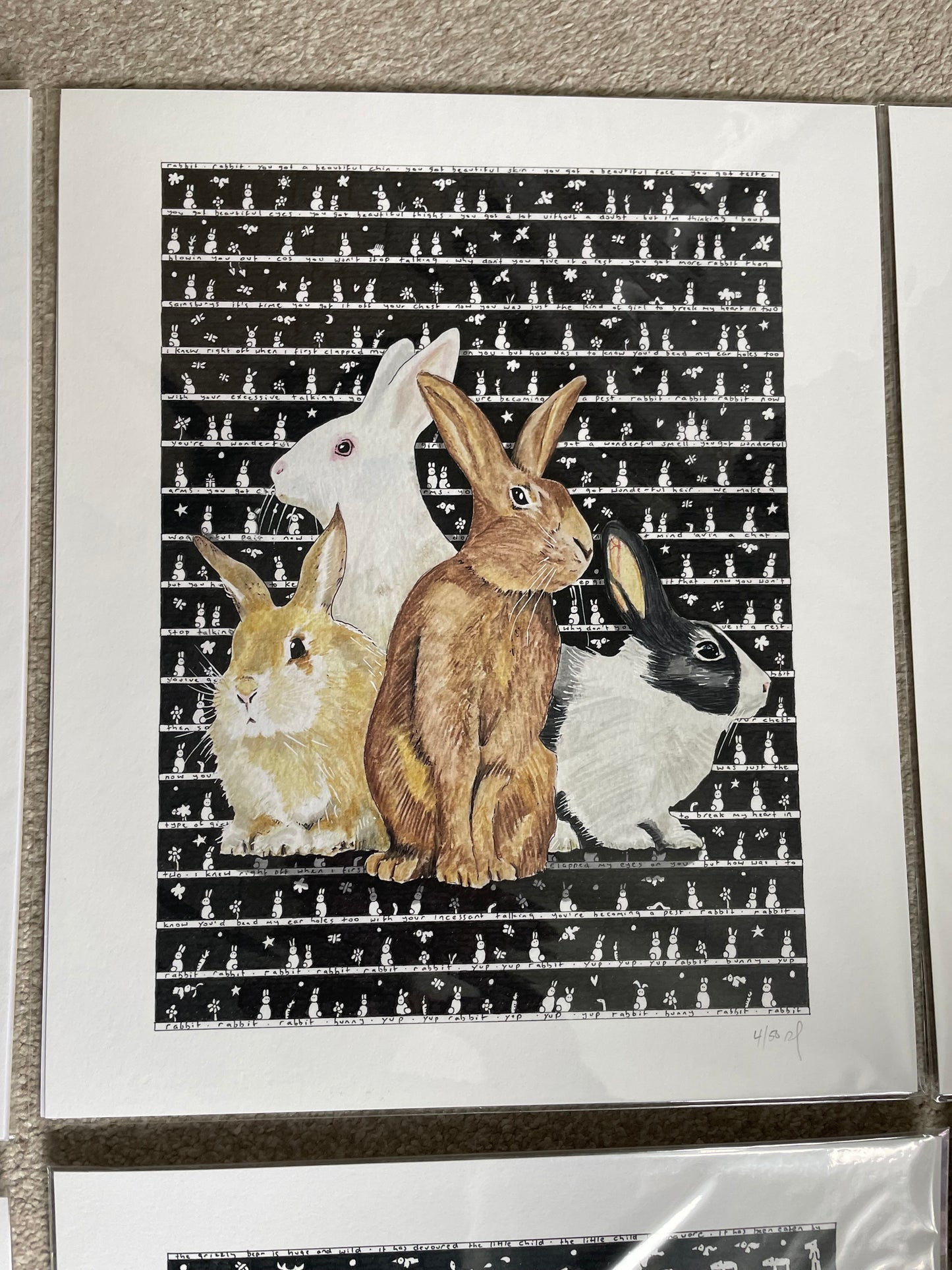 Rabbit 4/50 - The Tiny Art Co