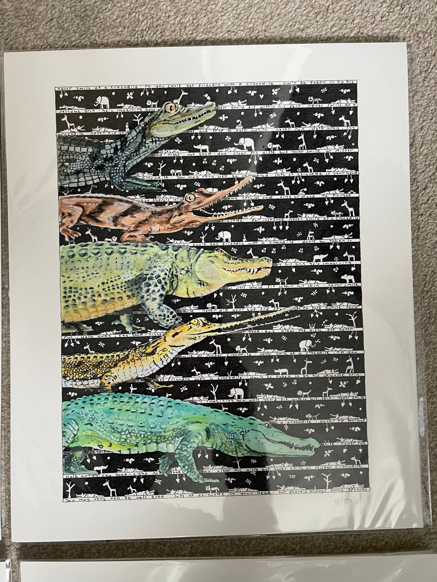 Crocodile 4/50 - The Tiny Art Co