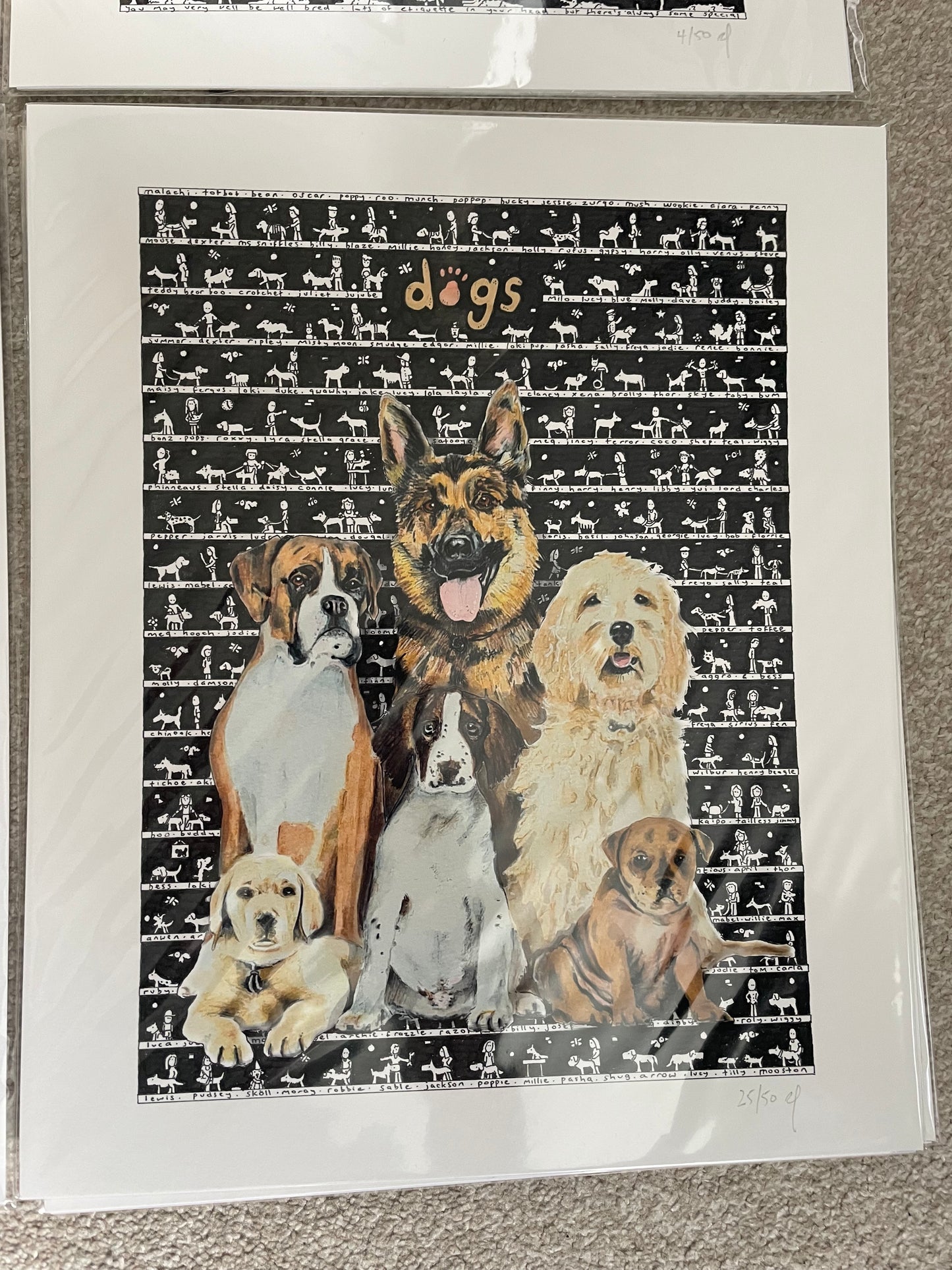 Dogs 24/50 25/50 - The Tiny Art Co