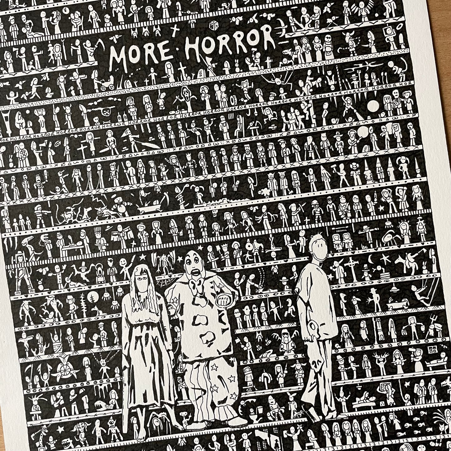 More Horror Original Art - The Tiny Art Co