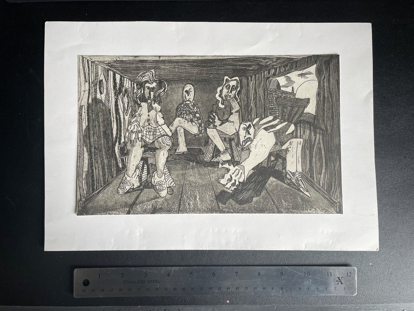 One Off - "The House" Lithograph Print