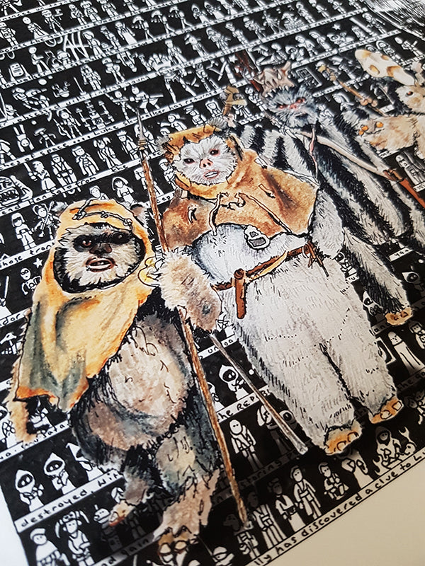 Ewok Fleece Blanket
