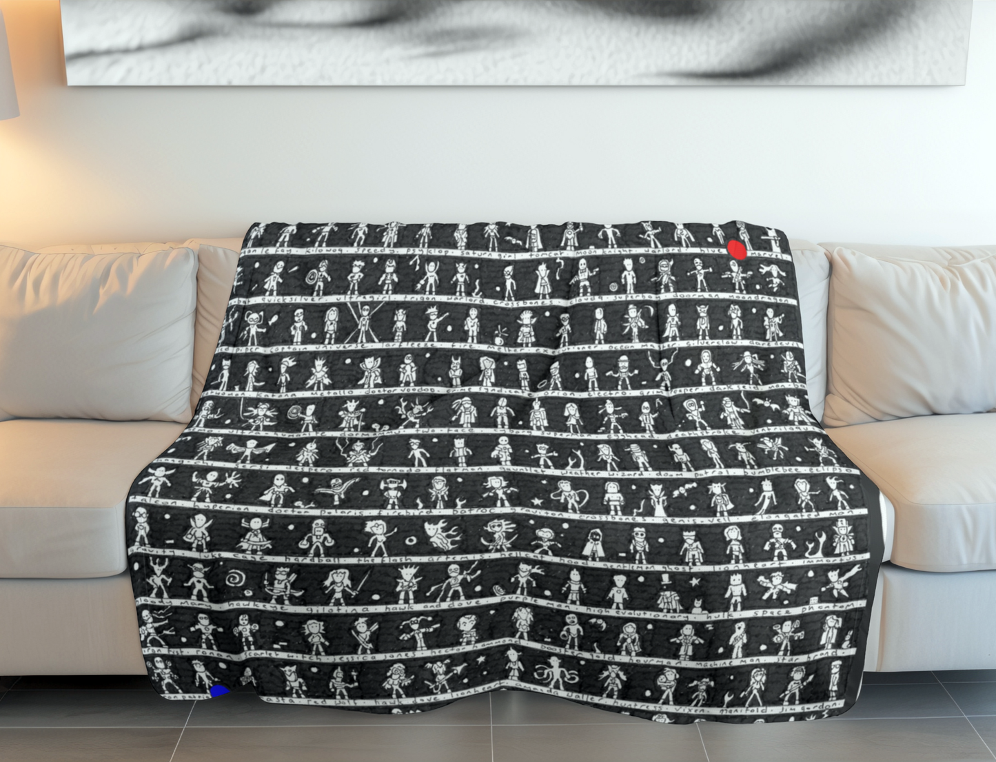 Superheroes Fleece Blanket