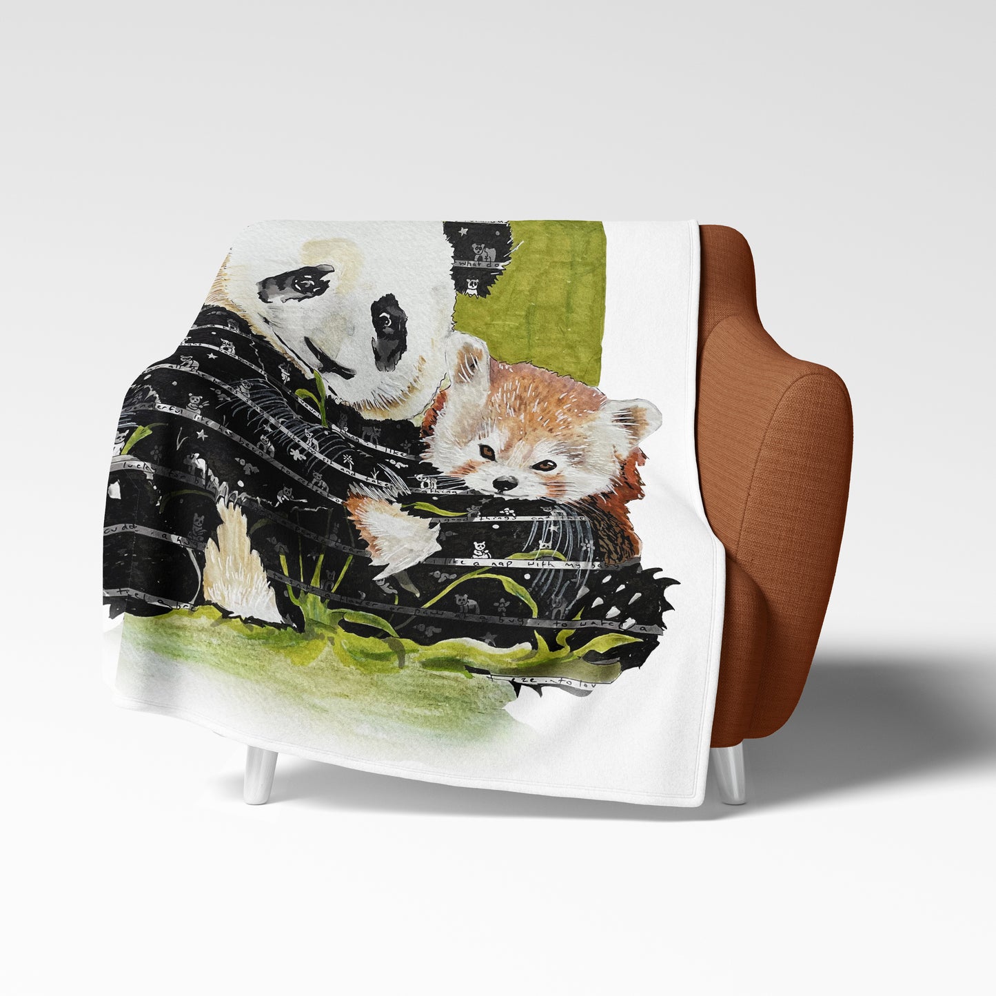 Panda Fleece Blanket