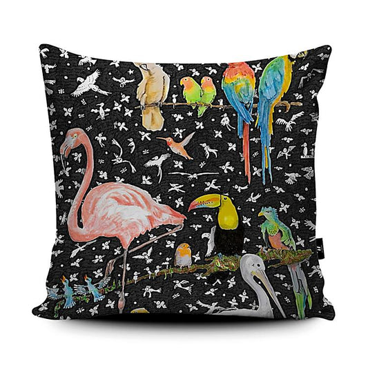 Birds Cushion - The Tiny Art Co