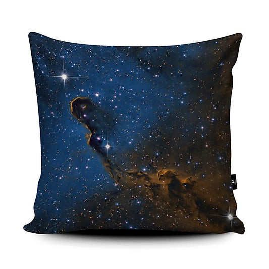 Space Cushion - Blue Elephant - The Tiny Art Co