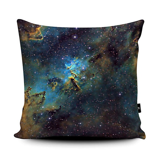 Space Cushion - Blue Heart - The Tiny Art Co