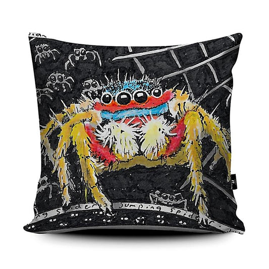 Jumping Spider Cushion