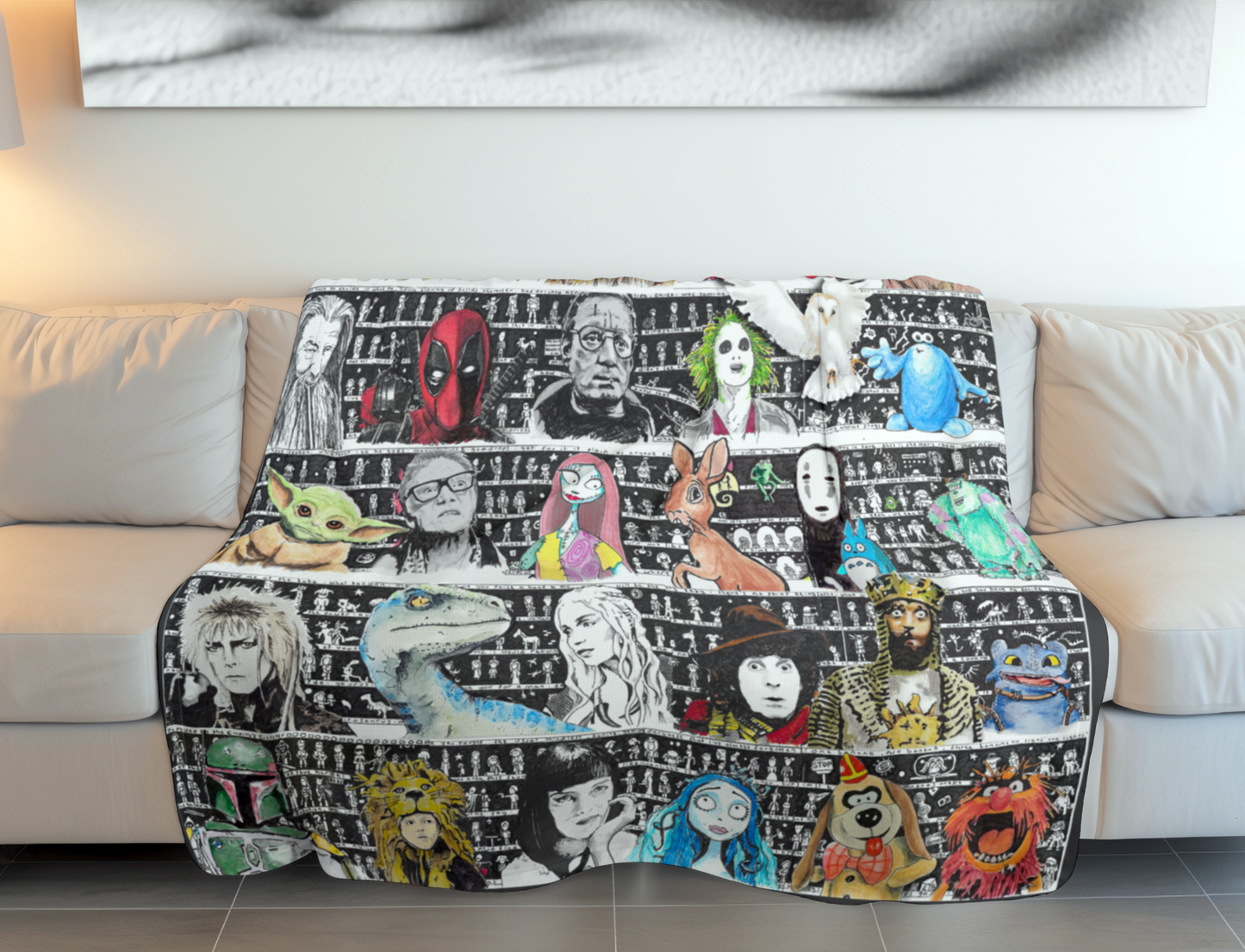 NEW - Ultimate Tiny Art Fan Fleece Blanket - 3rd Edition!
