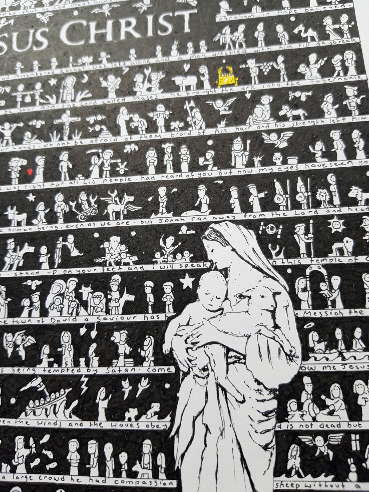Jesus Christ Art Print - The Tiny Art Co