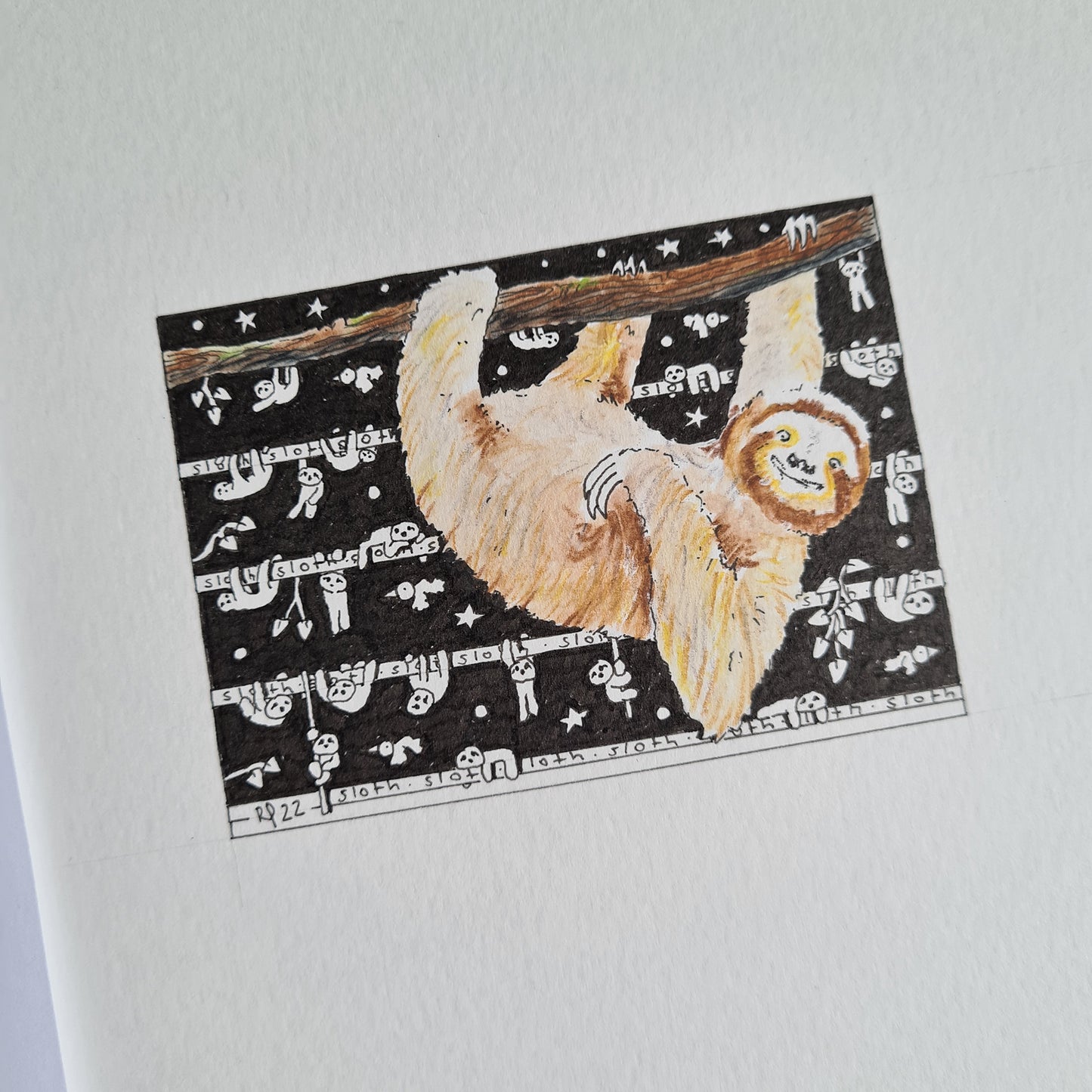Sloth ACEO Print - The Tiny Art Co