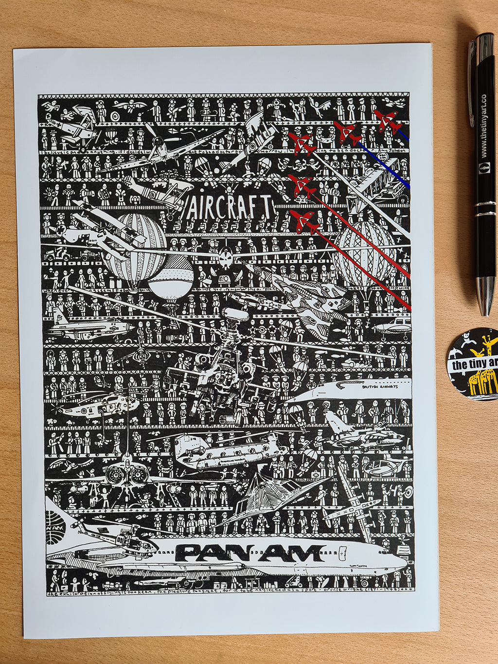Aircraft Standard Print - The Tiny Art Co