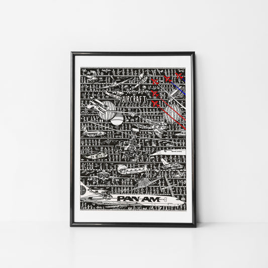 Aircraft Standard Print - The Tiny Art Co