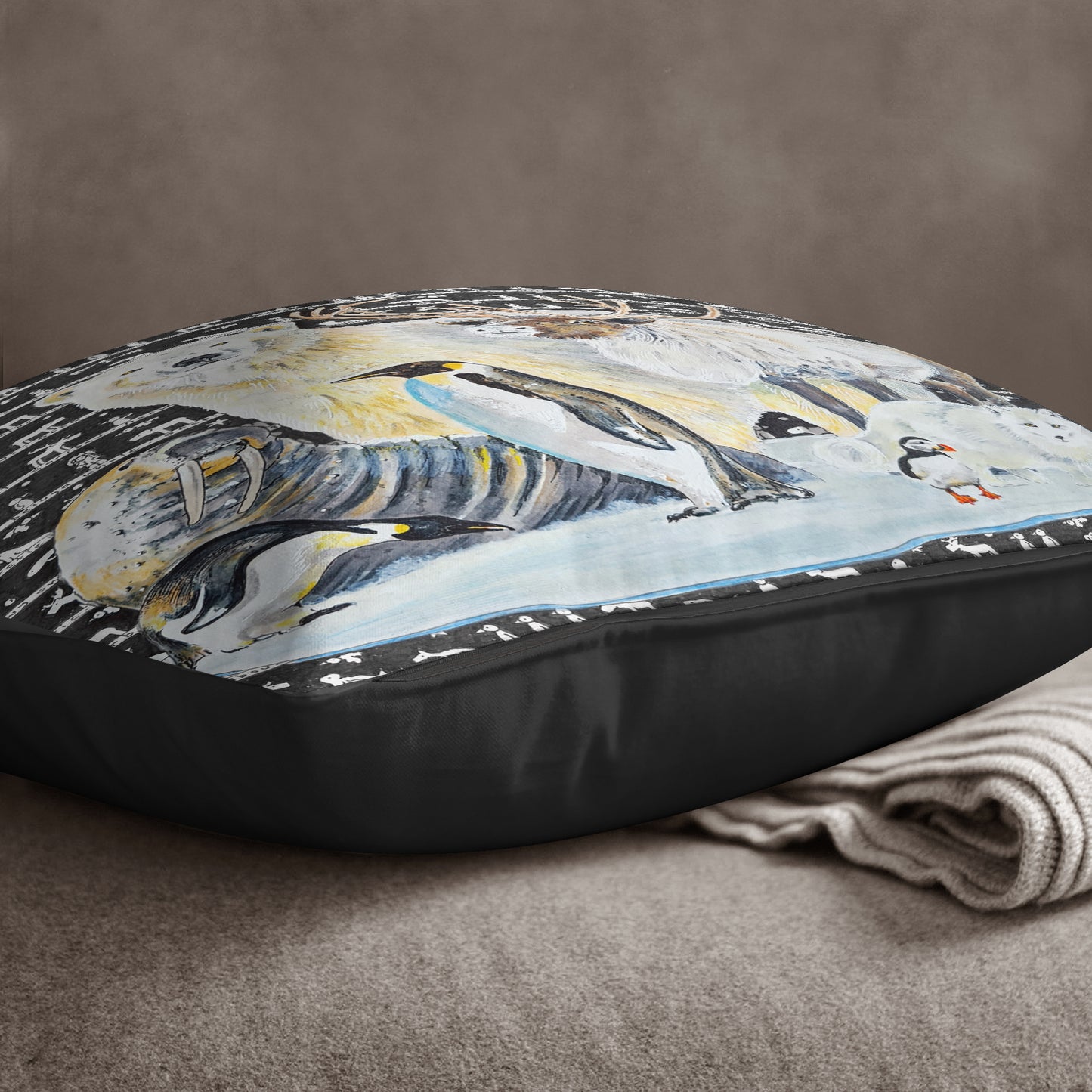 Arctic Antarctica Cushion