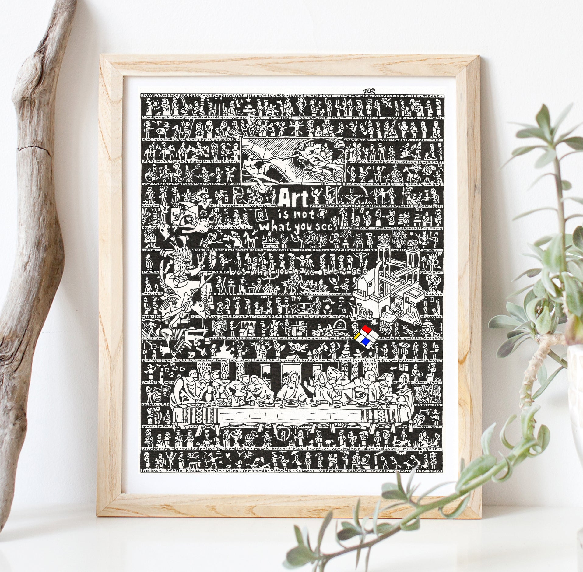Art History FineArt Print - The Tiny Art Co