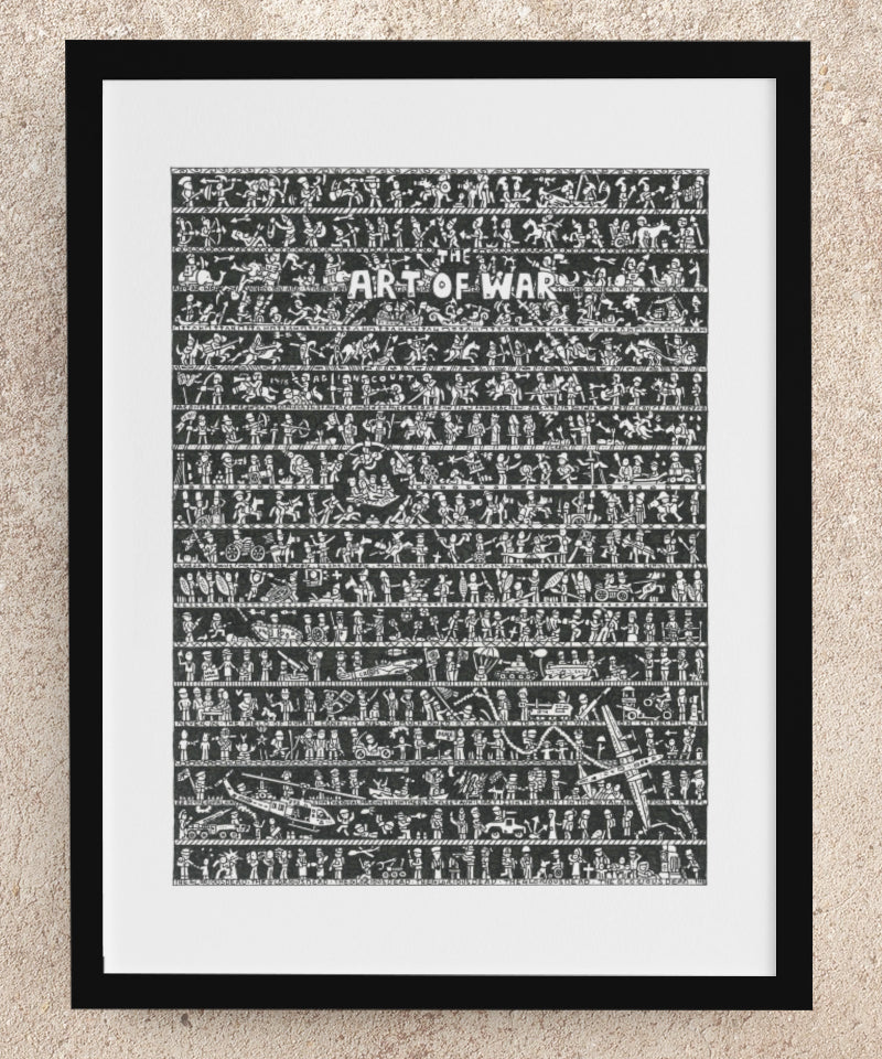 Art of War Fine Art Print - The Tiny Art Co