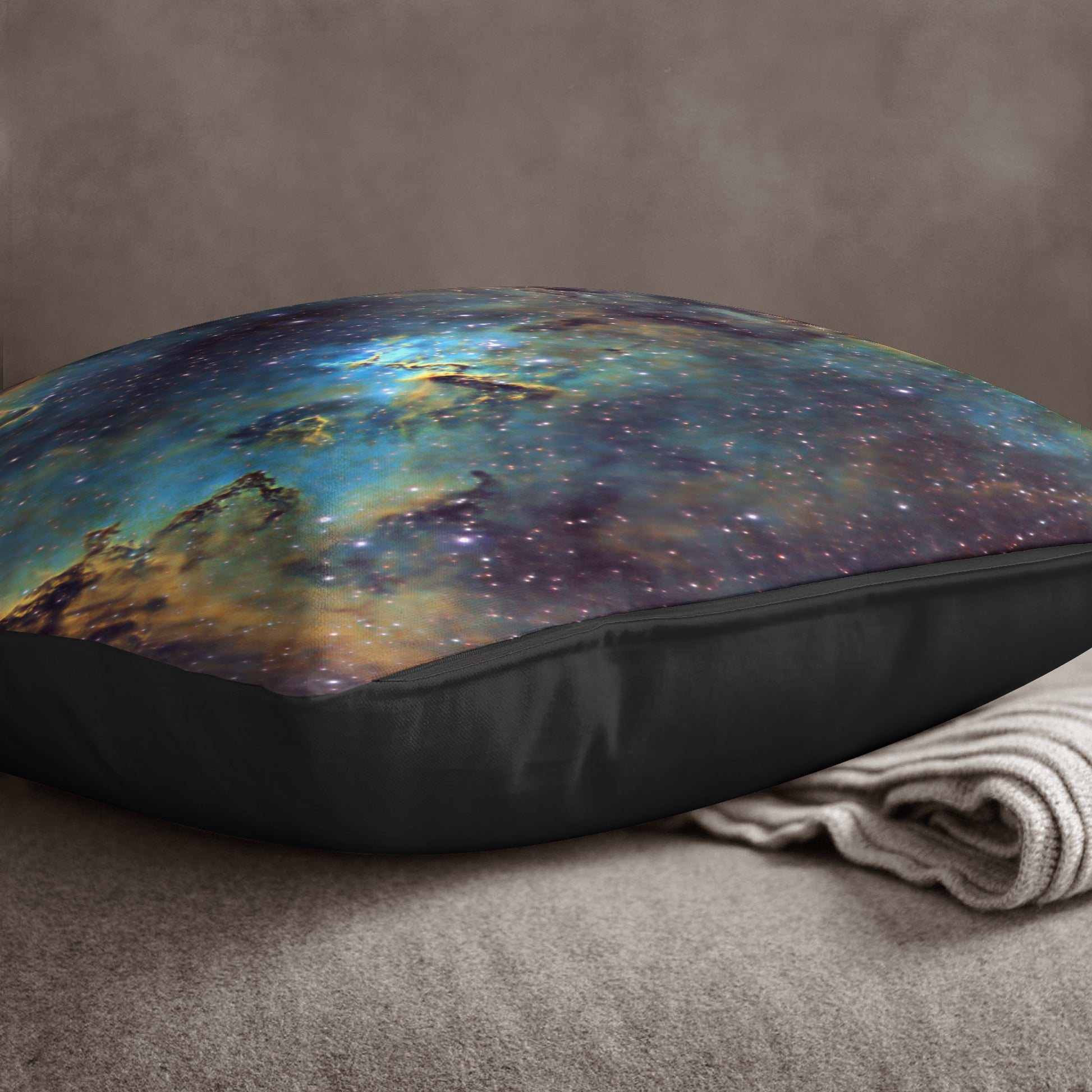 Space Cushion - Blue Heart - The Tiny Art Co