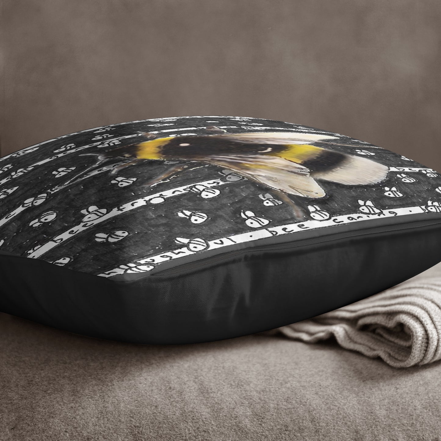 Bee Nice Cushion - The Tiny Art Co