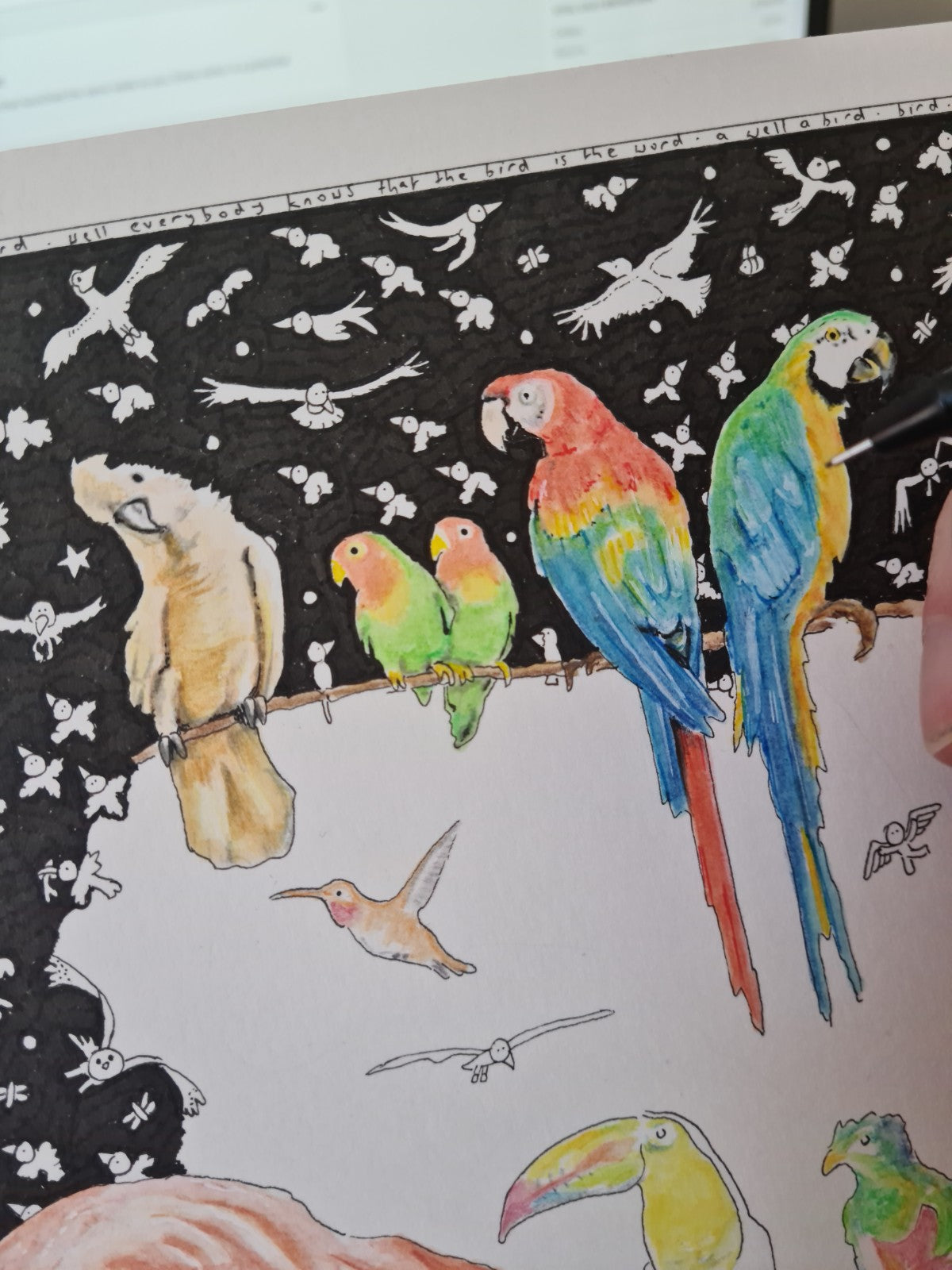 Bird Fine Art Print - The Tiny Art Co