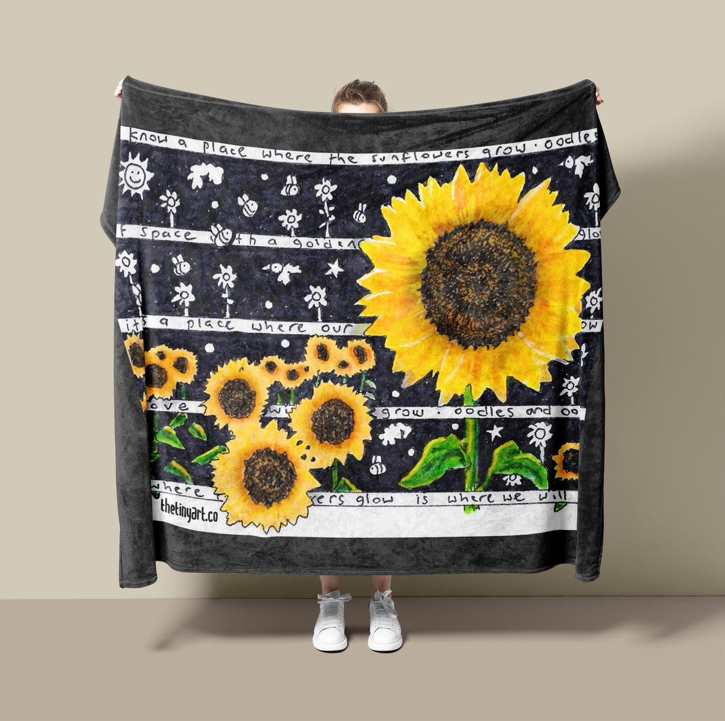 Sunflower Fleece Blanket