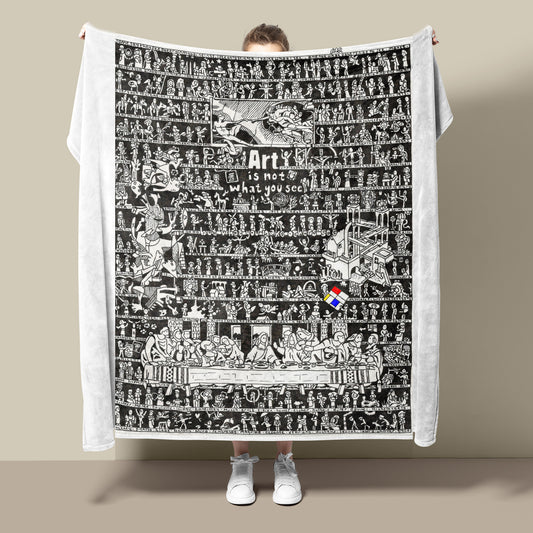 Art History Fleece Blanket - The Tiny Art Co