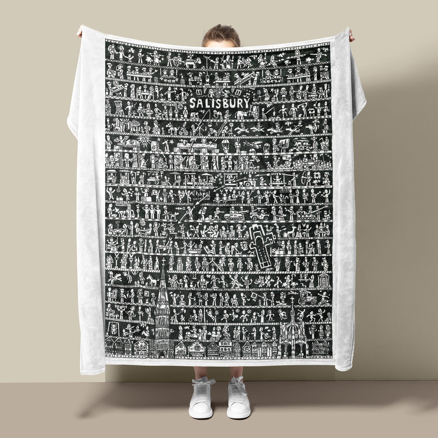 Salisbury Fleece Blanket - The Tiny Art Co