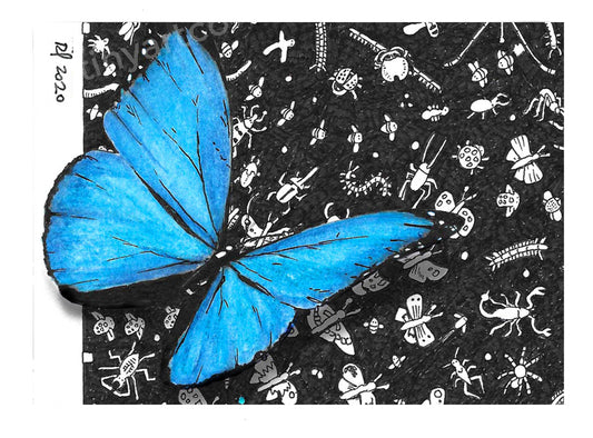 Butterfly ACEO Print - The Tiny Art Co