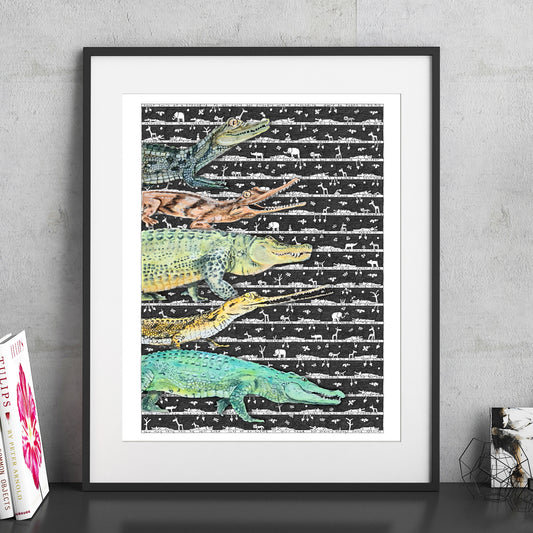 Crocodile Fine Art Print