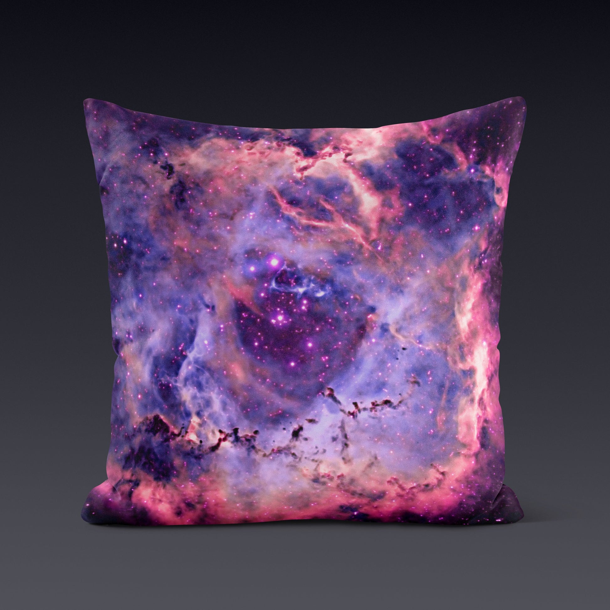 Space Cushion - Pink Nebula Rosette - The Tiny Art Co