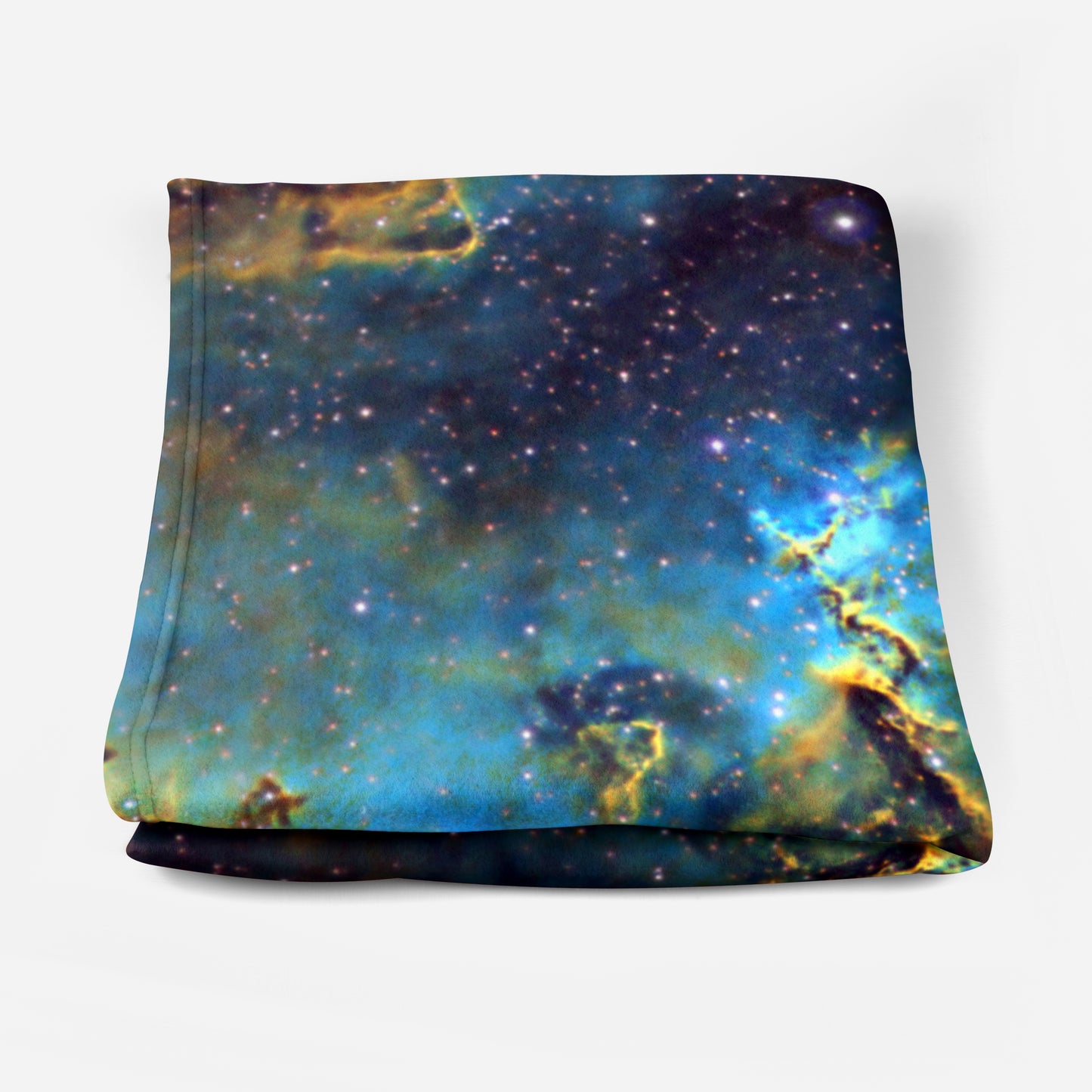 Space Blanket - Blue Nebula Heart - The Tiny Art Co