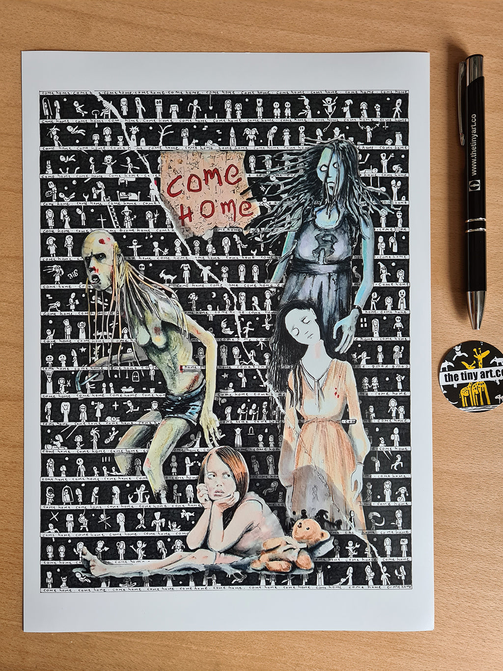Horror 3 Standard Print - The Tiny Art Co
